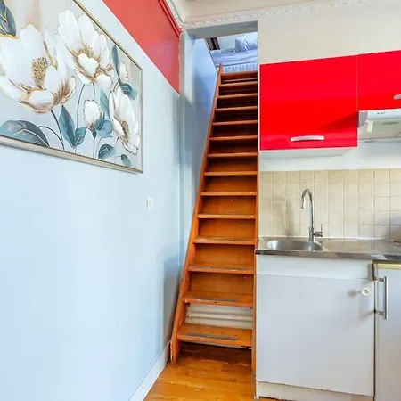 아파트 Confortable Montparnasse 14eme Arrondissement 파리